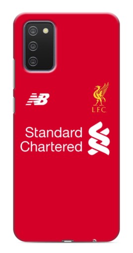 Чехол с печатью "Форма Liverpool" для Samsung Galaxy A03s