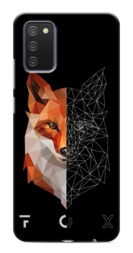 Чехол с печатью "Fox" для Samsung Galaxy A03s