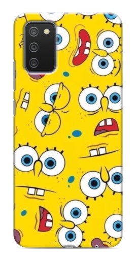 Чехол с принтом "Глаза Спанч-Боба" для Samsung Galaxy A03s