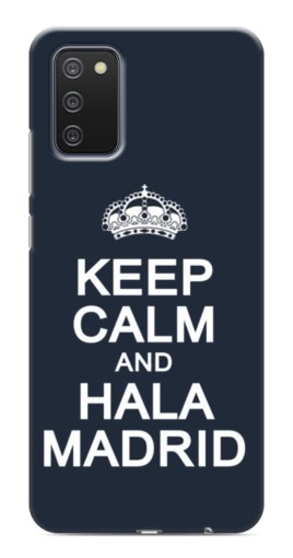 Силиконовый чехол с изображением "Hala Madrid" для Samsung Galaxy A03s