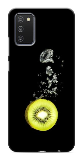 Чехол с принтом "Киви на черном" для Samsung Galaxy A03s