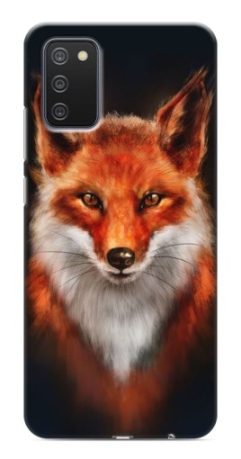 Чехол с картинкой "Красивая лиса" для Samsung Galaxy A03s