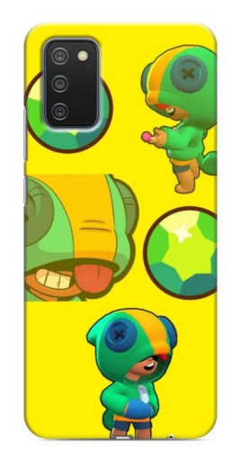 Чехол с печатью "Кристалл и Леон" для Samsung Galaxy A03s
