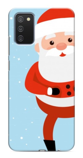 Чехол с картинкой "Крутой Дед Мороз" для Samsung Galaxy A03s