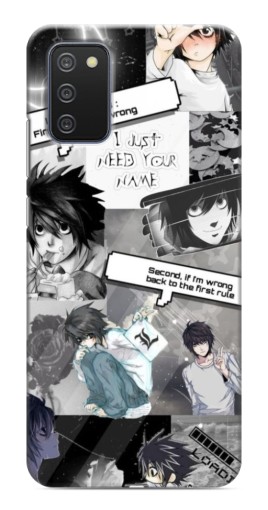 Силиконовый чехол с изображением "L - Death note" для Samsung Galaxy A03s