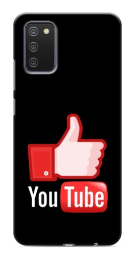 Чехол с принтом "Лайк YouTube" для Samsung Galaxy A03s