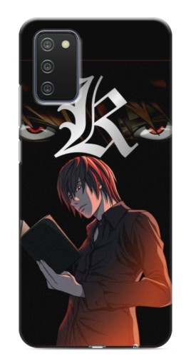 Силиконовый чехол с изображением "Лайт Ягами Death Note" для Samsung Galaxy A03s