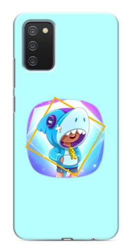 Чехол с картинкой "Леон Акула" для Samsung Galaxy A03s