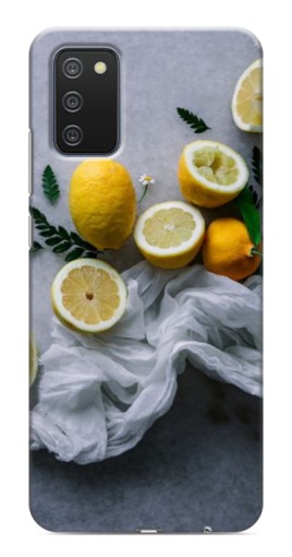 Чехол с картинкой "Лимонное настроение" для Samsung Galaxy A03s
