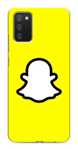 Чехол с картинкой "Лого Snapchat" для Samsung Galaxy A03s