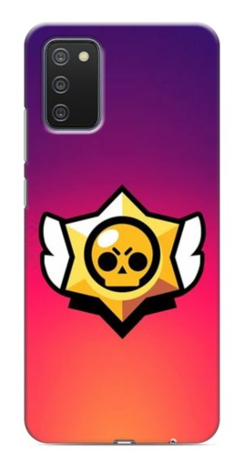 Чехол с печатью "Логотип Brawl Stars" для Samsung Galaxy A03s