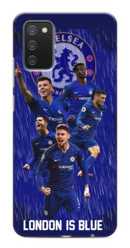 Силиконовый чехол с изображением "London is Blue" для Samsung Galaxy A03s