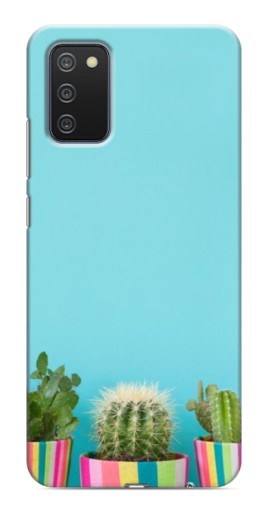 Чехол с печатью "Маленькие кактусы" для Samsung Galaxy A03s
