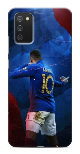 Чехол с картинкой "Мбаппе в Франции" для Samsung Galaxy A03s