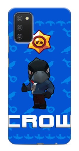 Силиконовый чехол с изображением "Медаль Crow" для Samsung Galaxy A03s