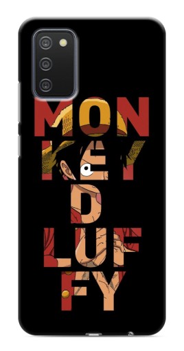 Силиконовый чехол с изображением "Monky d Luffy" для Samsung Galaxy A03s
