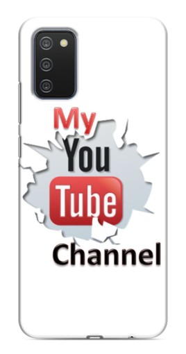 Чехол с картинкой "My YouTube" для Samsung Galaxy A03s
