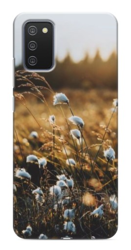 Чехол с картинкой "Нежные полевые цветы" для Samsung Galaxy A03s