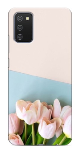 Чехол с принтом "Нежные тюльпаны" для Samsung Galaxy A03s