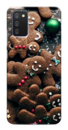 Чехол с печатью "Новогодние человечки" для Samsung Galaxy A03s