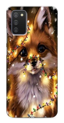 Чехол с картинкой "Новогодний лесенок" для Samsung Galaxy A03s