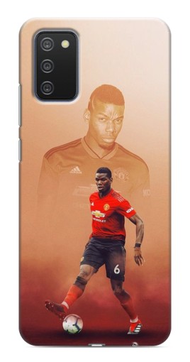 Силиконовый чехол с изображением "Pogba с Манчестера" для Samsung Galaxy A03s