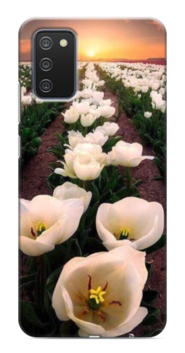 Силиконовый чехол с изображением "Поле тульпанов " для Samsung Galaxy A03s