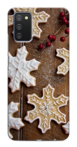 Чехол с принтом "Пряники снежинки" для Samsung Galaxy A03s