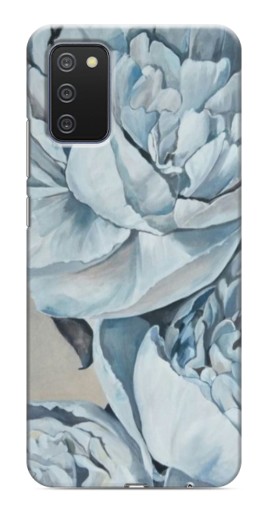 Чехол с картинкой "Рисунок пионы" для Samsung Galaxy A03s