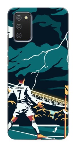 Чехол с картинкой "Ronaldo празднование" для Samsung Galaxy A03s