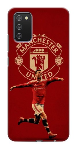 Чехол с печатью "Ronaldo в МЮ" для Samsung Galaxy A03s