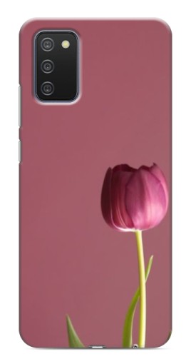 Силиконовый чехол с изображением "Розовый тюльпан" для Samsung Galaxy A03s