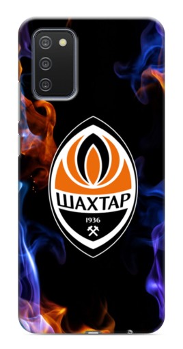 Чехол с картинкой "Шахтер в огне" для Samsung Galaxy A03s