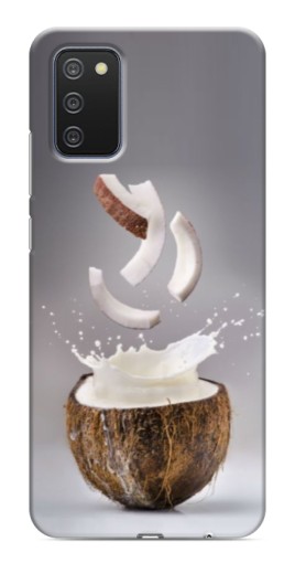 Чехол с печатью "Стакан кокоса" для Samsung Galaxy A03s