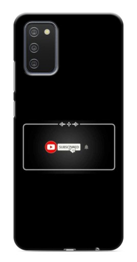 Чехол с печатью "subscribed" для Samsung Galaxy A03s