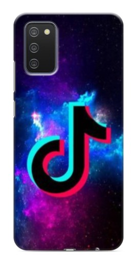 Чехол с принтом "ТикТок в космосе" для Samsung Galaxy A03s