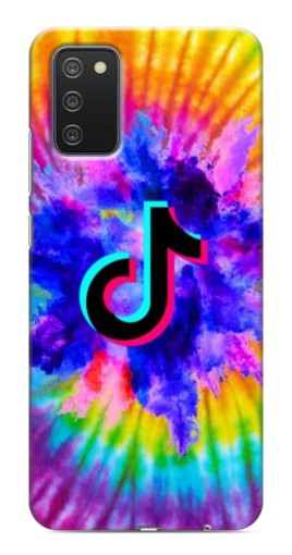 Чехол с принтом "TikTok в красках" для Samsung Galaxy A03s