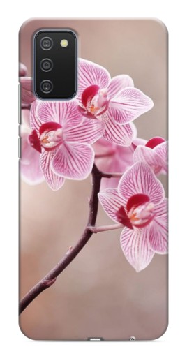 Силиконовый чехол с изображением "Веточка орхидеи" для Samsung Galaxy A03s