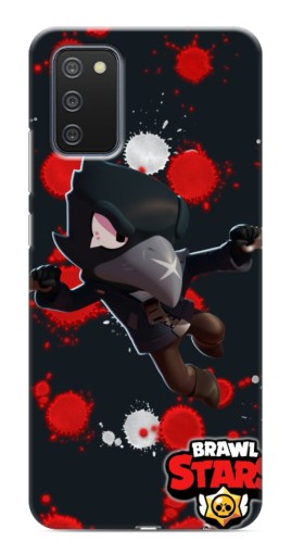 Силиконовый чехол с изображением "Ворон Бравл Старс" для Samsung Galaxy A03s