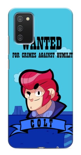 Чехол с картинкой "WANTED COLT" для Samsung Galaxy A03s