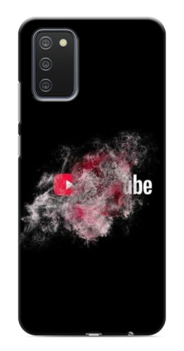 Силиконовый чехол с изображением "Яркий Ютуб" для Samsung Galaxy A03s