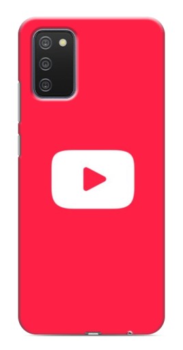 Чехол с печатью "YouTube Кнопка" для Samsung Galaxy A03s