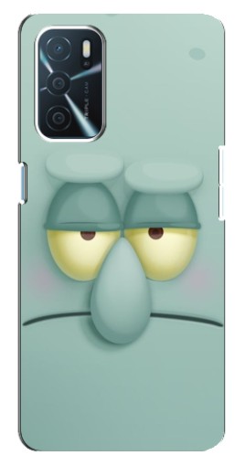Чехол с картинкой "Сквидвард" для Oppo A16