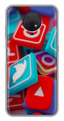 Чехол с печатью "3Д эффект" для Nokia G10