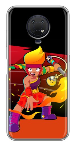 Силиконовый чехол с изображением "Амбер в дуэли" для Nokia G10