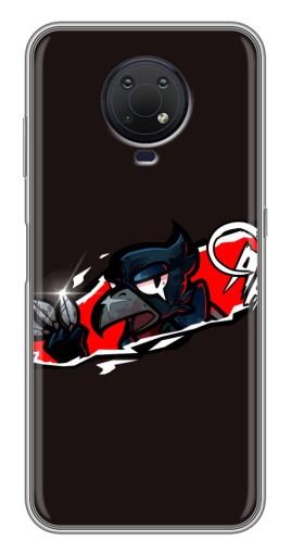 Чехол с принтом "Ассасин Ворон" для Nokia G10