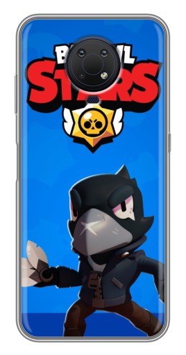 Чехол с печатью "Боевой Crow" для Nokia G10