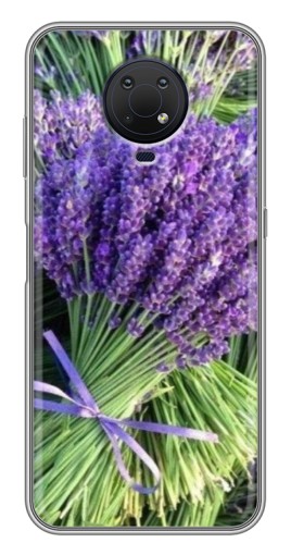 Силиконовый чехол с изображением "Букет лаванды" для Nokia G10