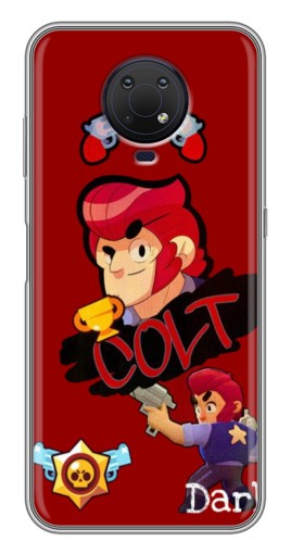 Силиконовый чехол с изображением "Dark Colt" для Nokia G10