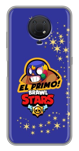 Чехол с картинкой "El Primo в маске" для Nokia G10